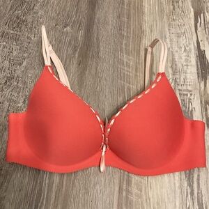 Victoria’s Secret Coral Bliss Push-Up Bra Sz 34C